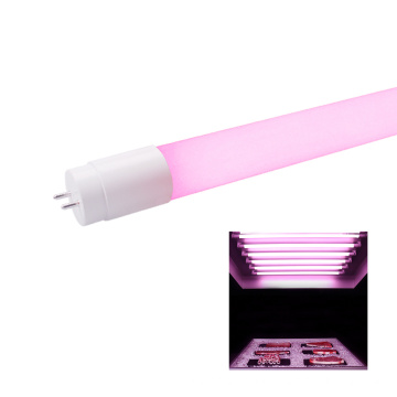 25000h Lifetime LED Tube for Meat Made of Milky Glass
